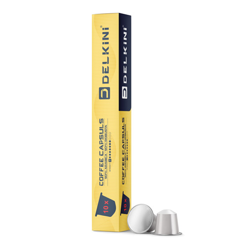 کپسول قهوه 50 عربیکا 50 روبوستا دلکینی